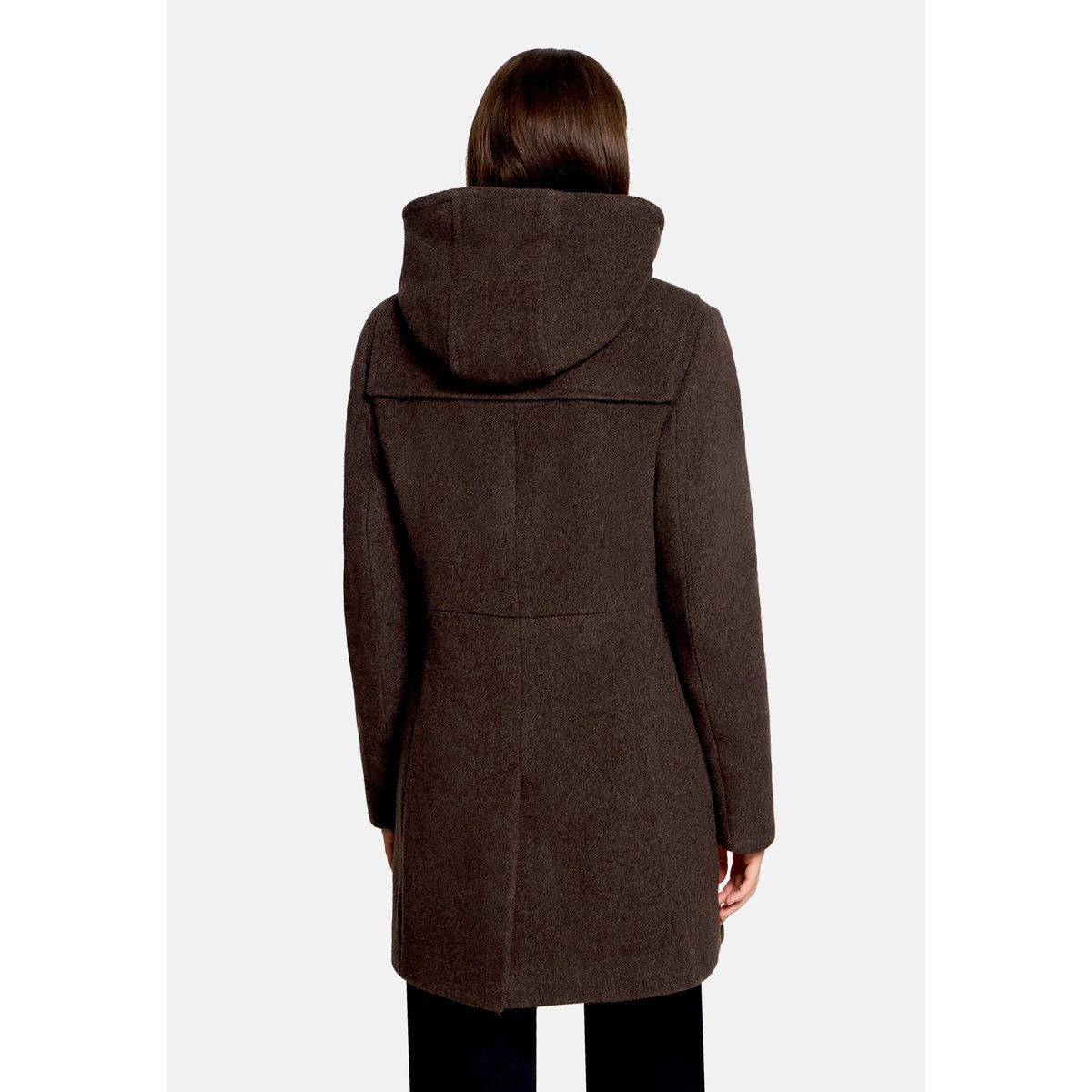 Duffle-coat à capuche marron, GIL BRET