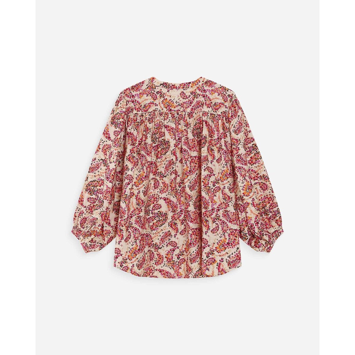 Blouse imprimée manches 3/4 VEZIA imprimé rose, GRACE & MILA