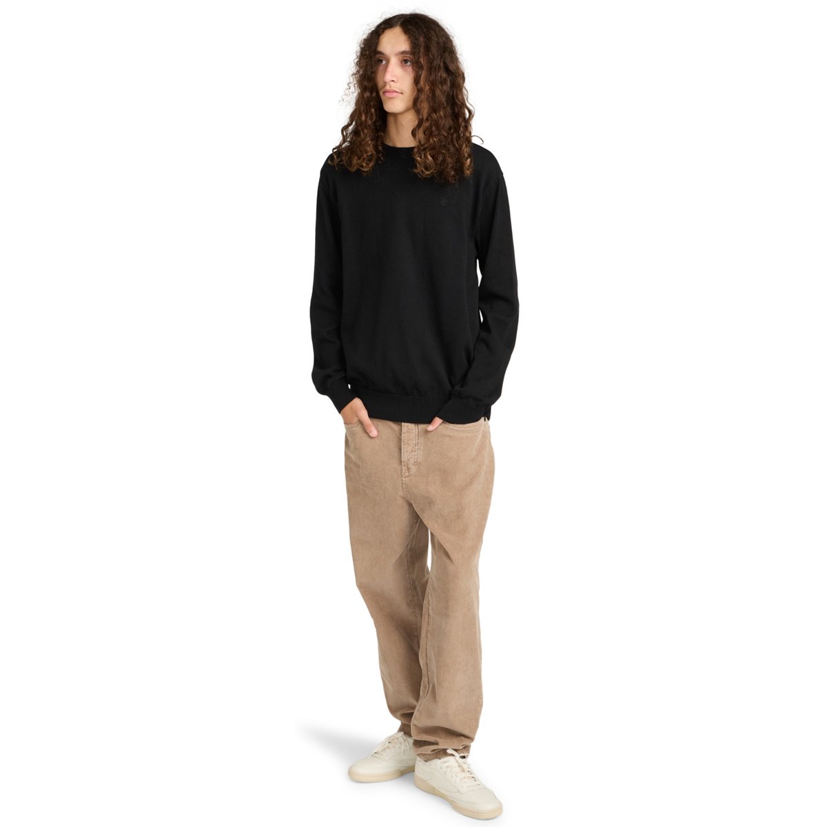 Pull à col rond ICON EMBROIDERY SW noir off black, ELEMENT