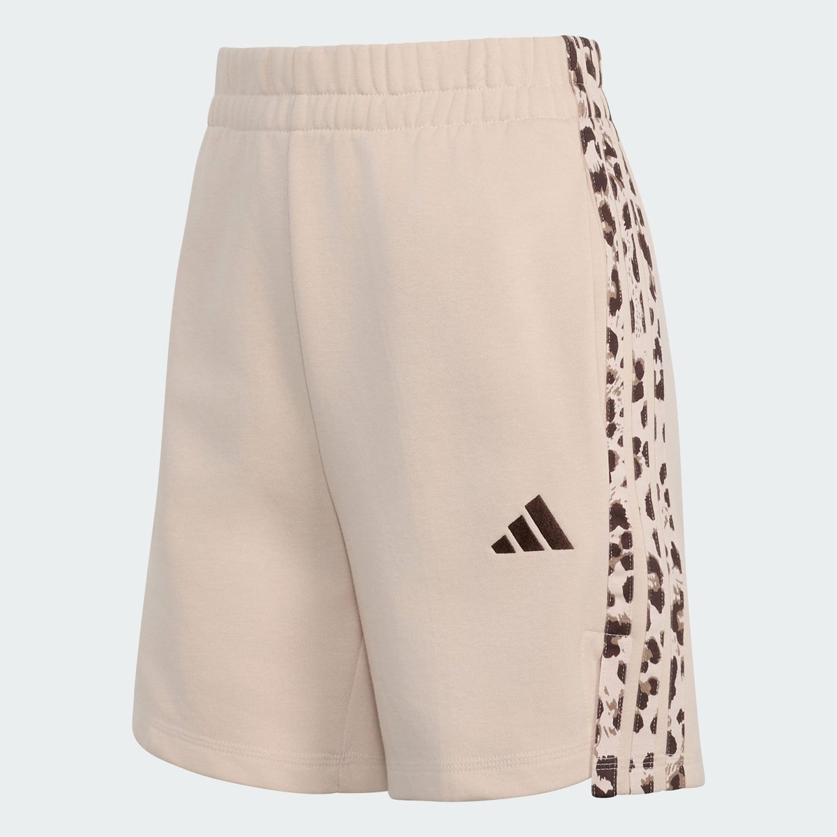 Short Imprimé Animal 3 Bandes Seasonal Essentials Short Imprimé Animal 3 Bandes Seasonal Essentials crystal linen / multicolor / crystal linen, ADIDAS SPORTSWEAR