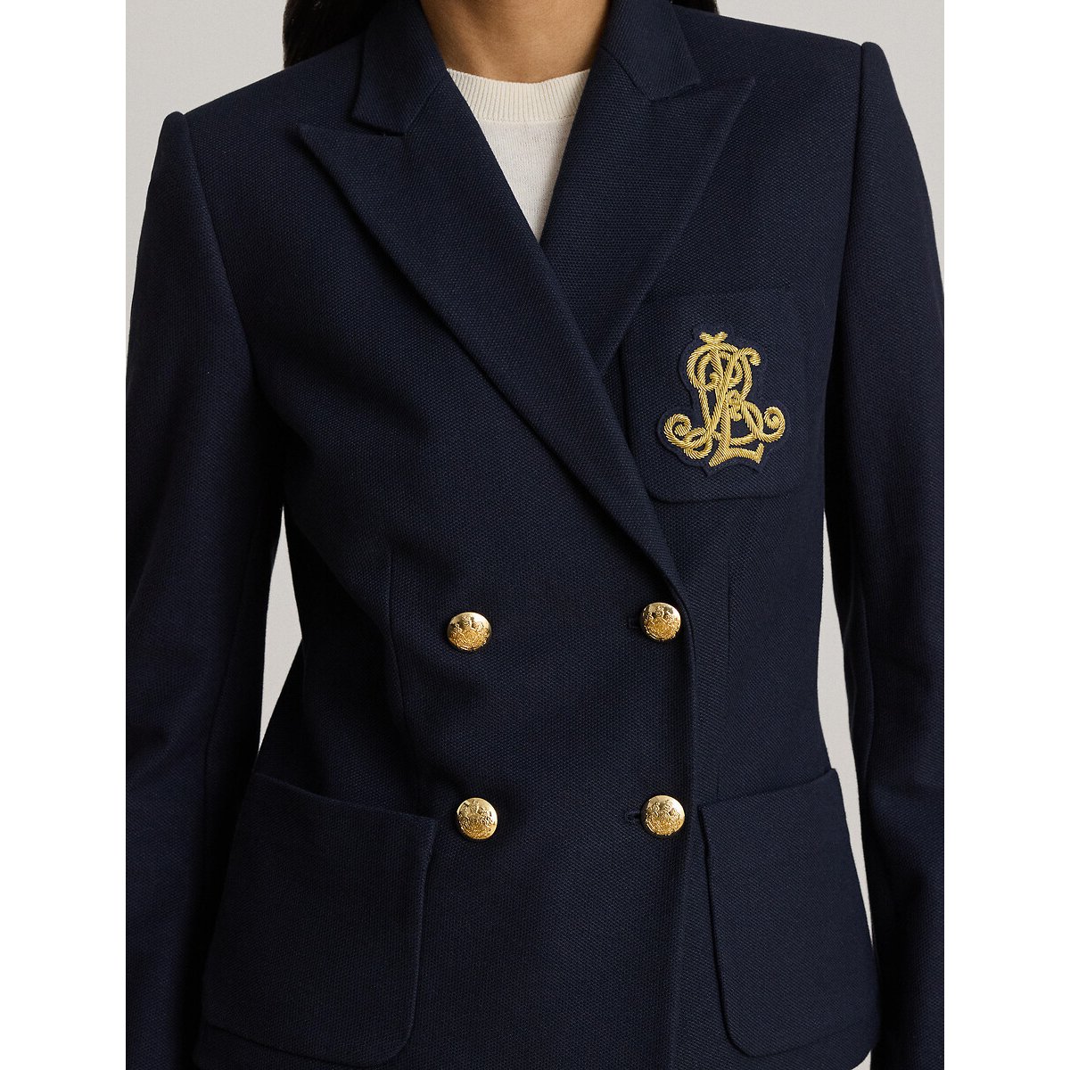 Veste blazer croisée marine, LAUREN RALPH LAUREN