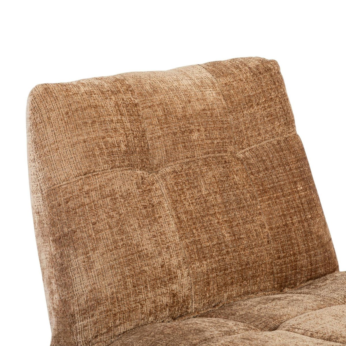 Fauteuil inclinable tissu chenille BELORA cannelle, PIER IMPORT