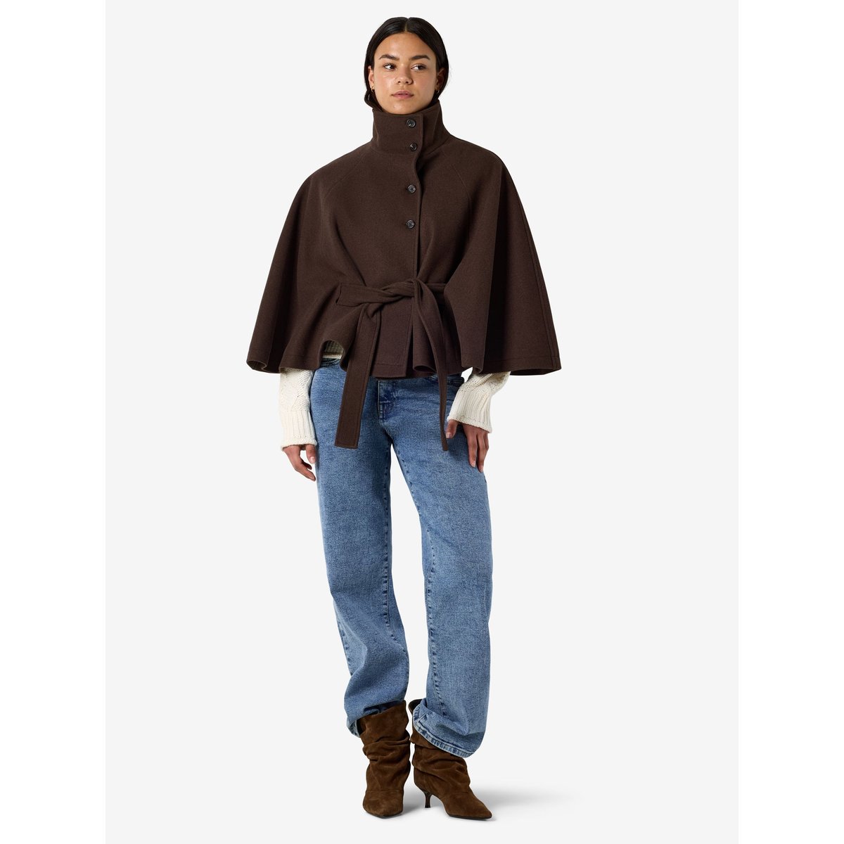 Veste marron - chocolate brown1, NOISY MAY