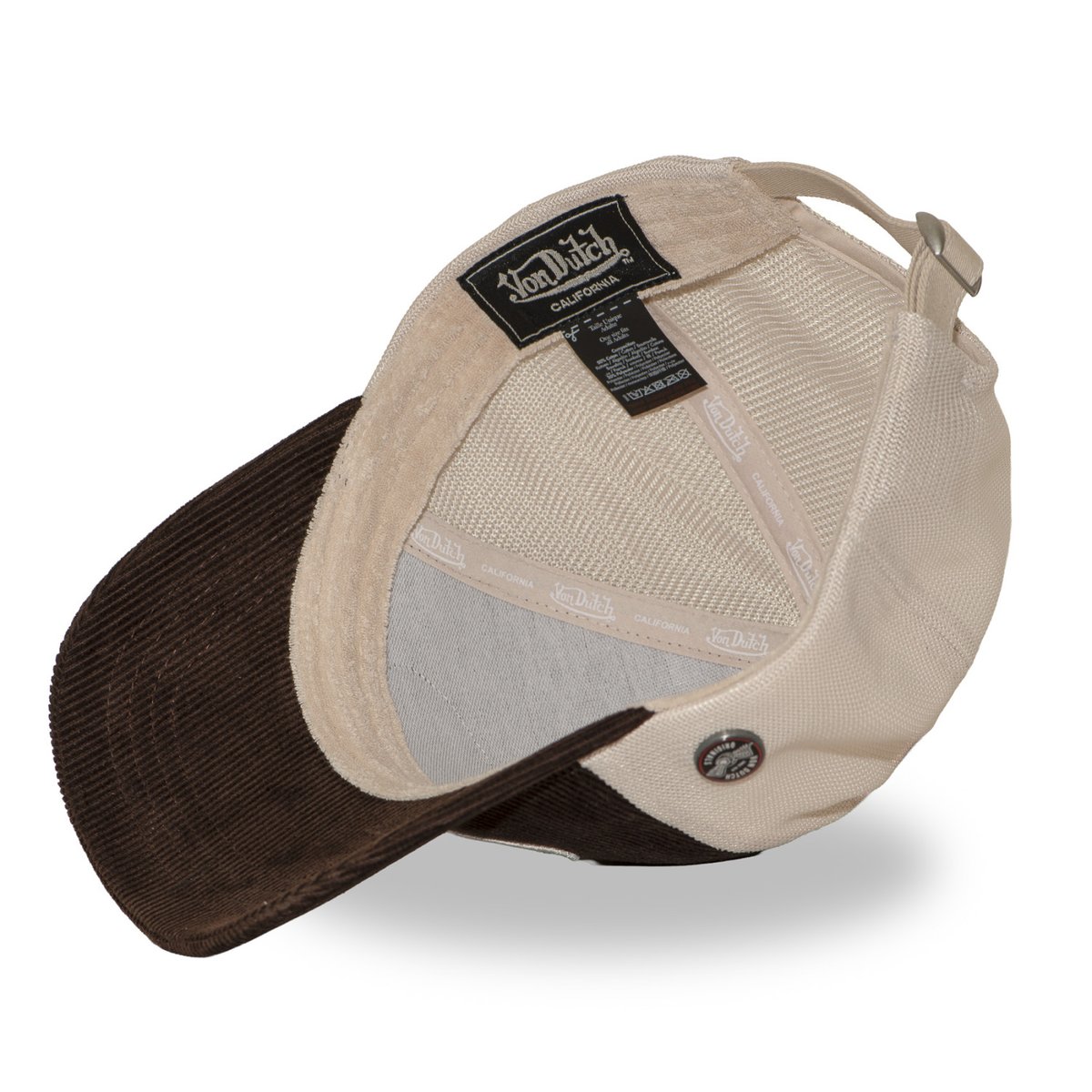 Casquette trucker LOFb marron/beige, VON DUTCH