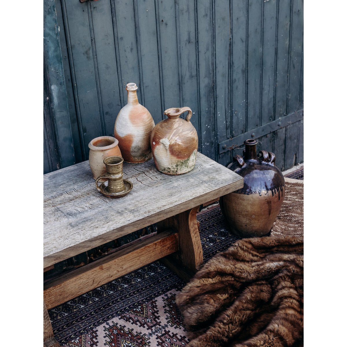 Table basse en bois Léonie N°119 - Bon état bois, DEBONGOUT
