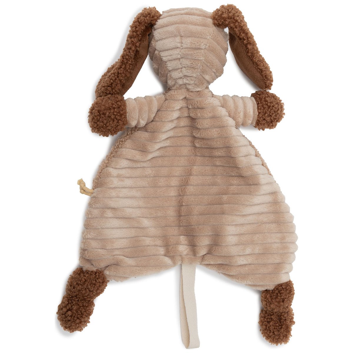 Doudou attache sucette marron, noir, JOLLEIN