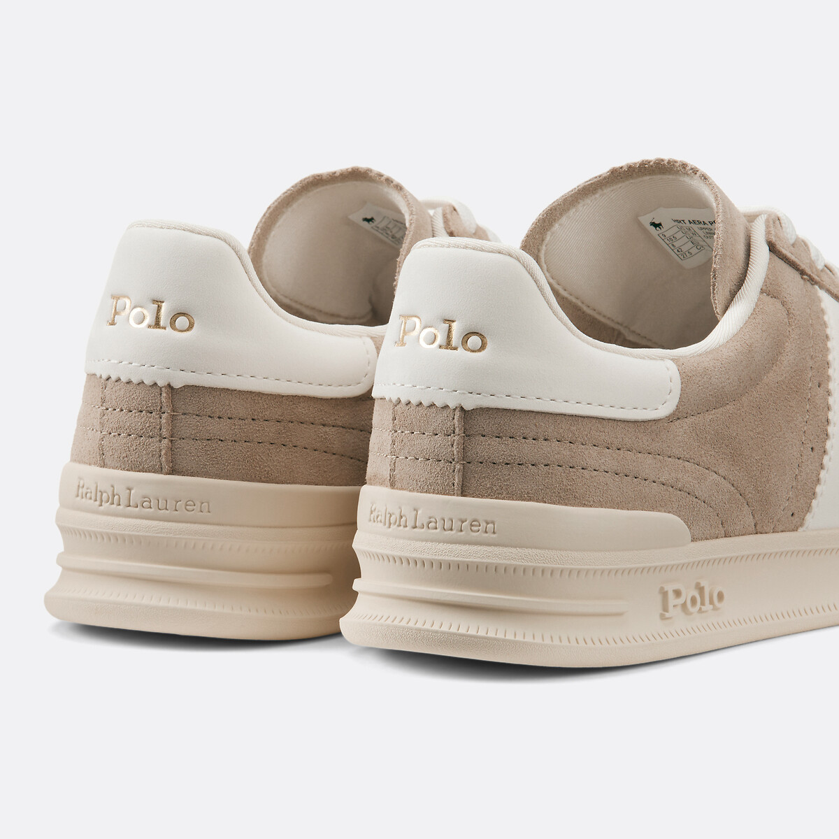 Baskets suede Heritage Aera PP beige, POLO RALPH LAUREN
