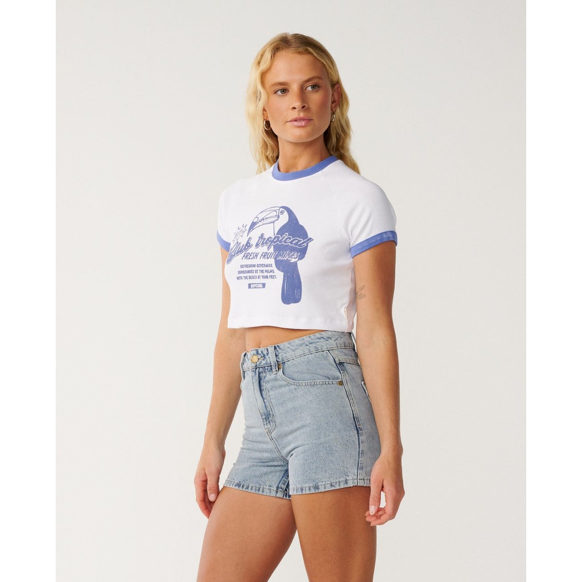 T-shirt Bossa NOVA Baby white, RIP CURL