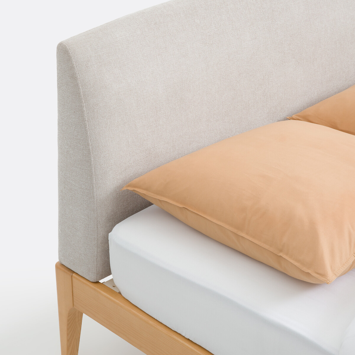 Cama con somier, Agura beige              , LA REDOUTE INTERIEURS
