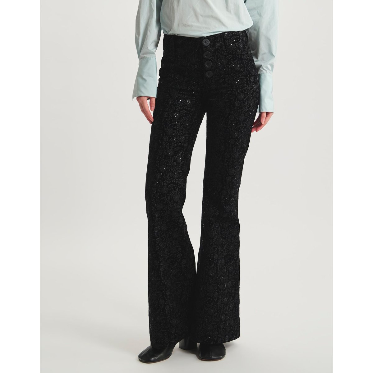 Pantalon Charlotte noir, INES DE LA FRESSANGE PARIS