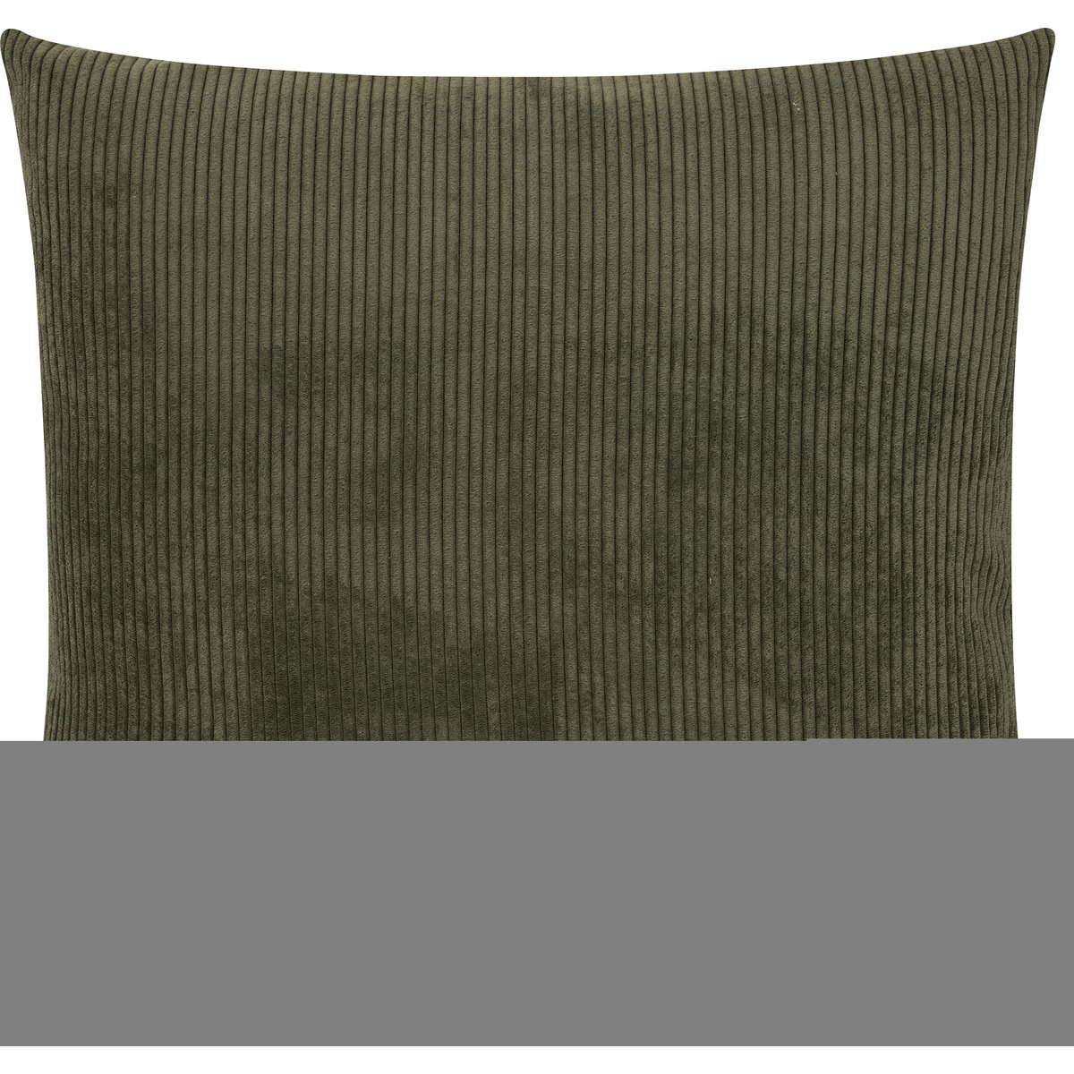 Housses de coussin velours cotelé INGA-Lot de 2 vert foncé, MAGMA HEIMTEX