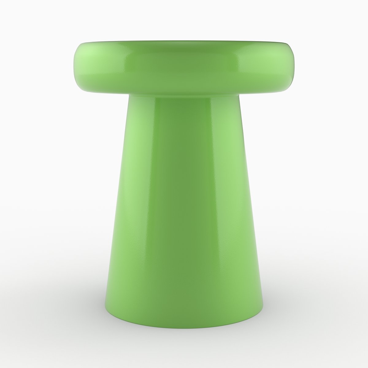 Table d'appoint ronde en métal D40 cm - ANOUK vert, MAISON PAVANE