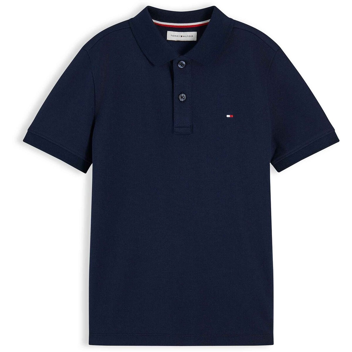 Poloshirt mit kurzen Ärmeln marine, TOMMY HILFIGER