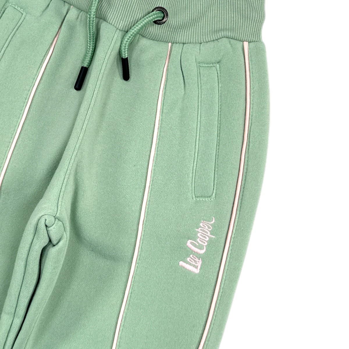 Pantalon de jogging resserré aux chevilles, coupe décontractée vert menthe, LEE COOPER