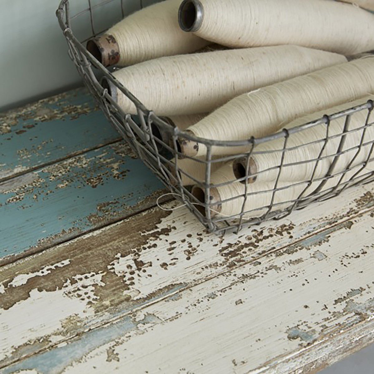 Console en bois recyclé massif 150 cm ATLANTIC blanc, BERAH GETAH