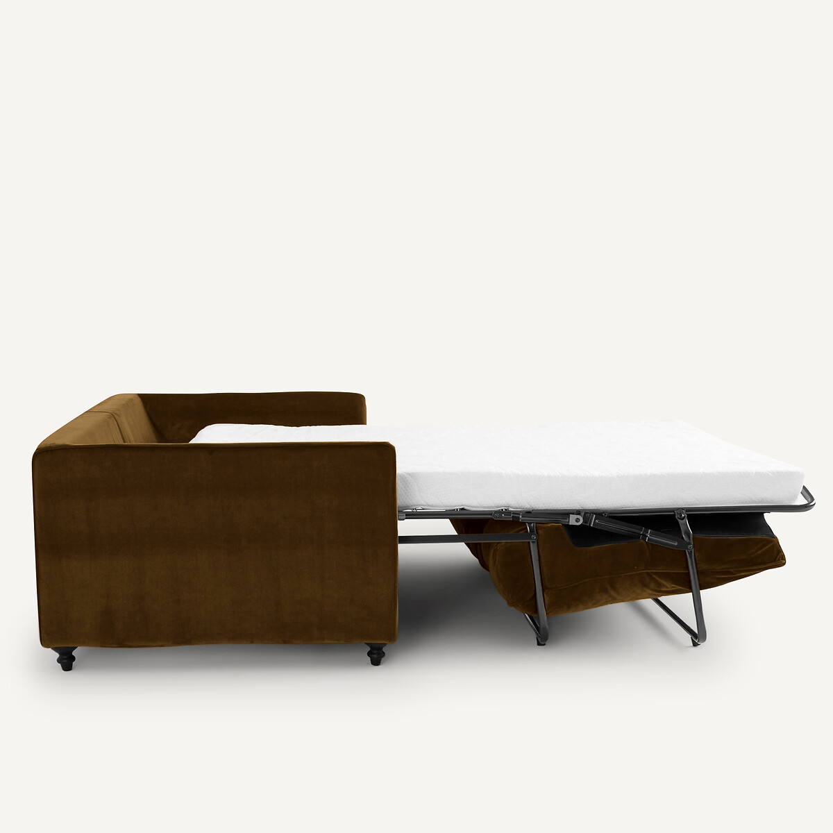 Omvormbare compacte zetel in fluweel, Lazare brons, AM.PM