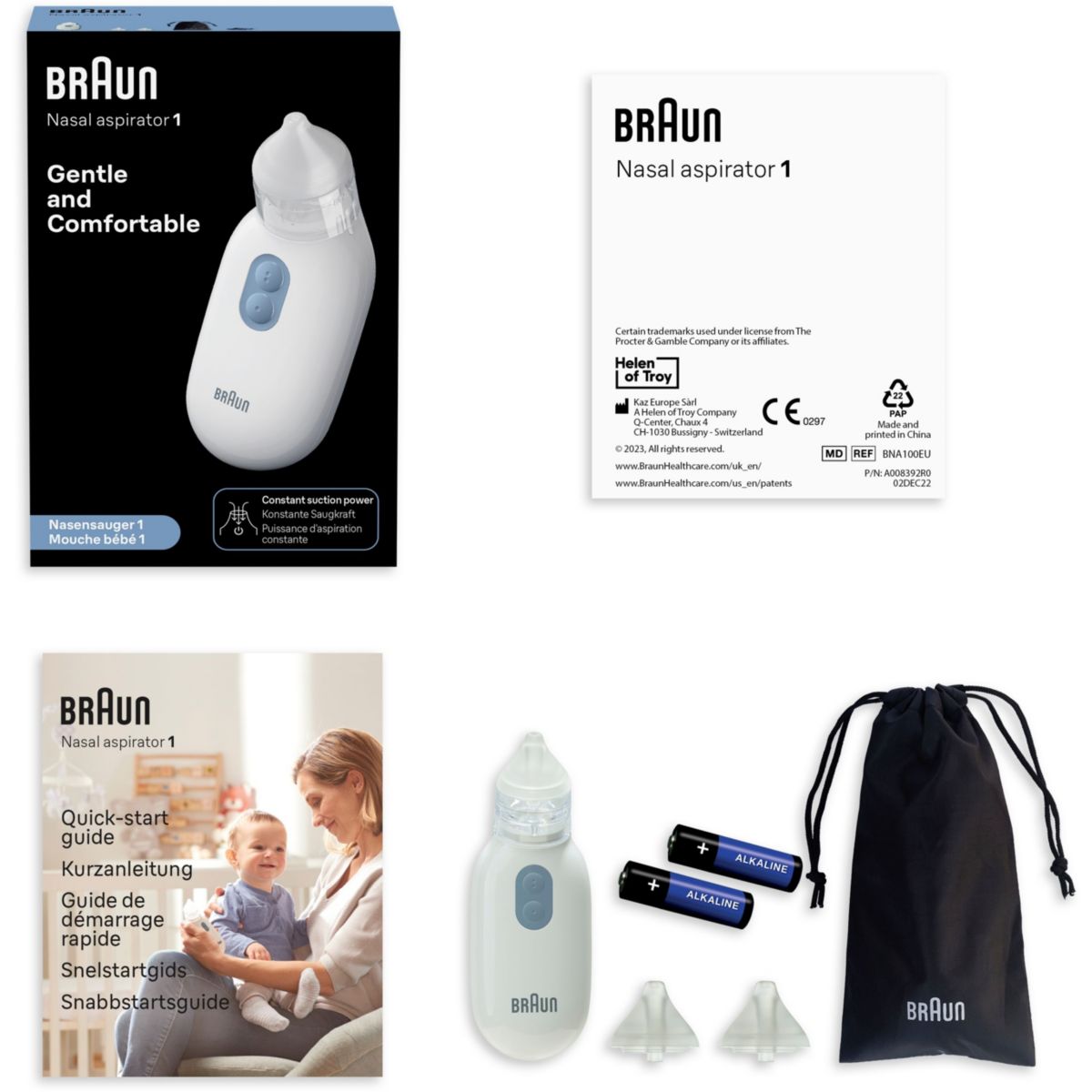 Mouche bébé 1 - BNA100 bleu, BRAUN