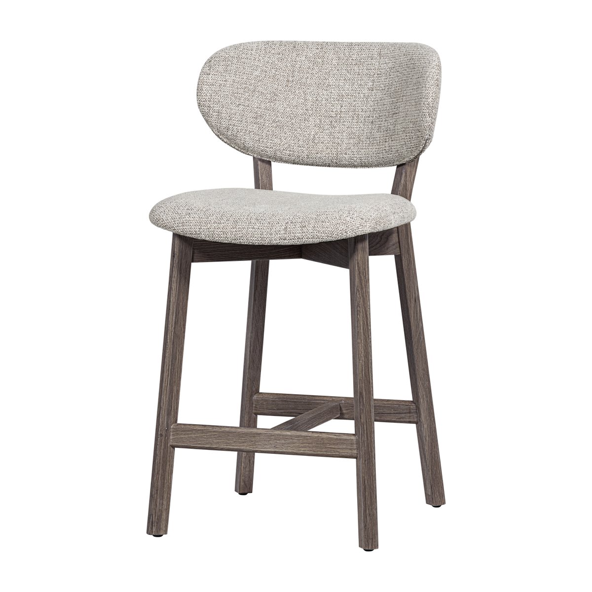 Chaise de bar en bois UDAR marron, WOOOD