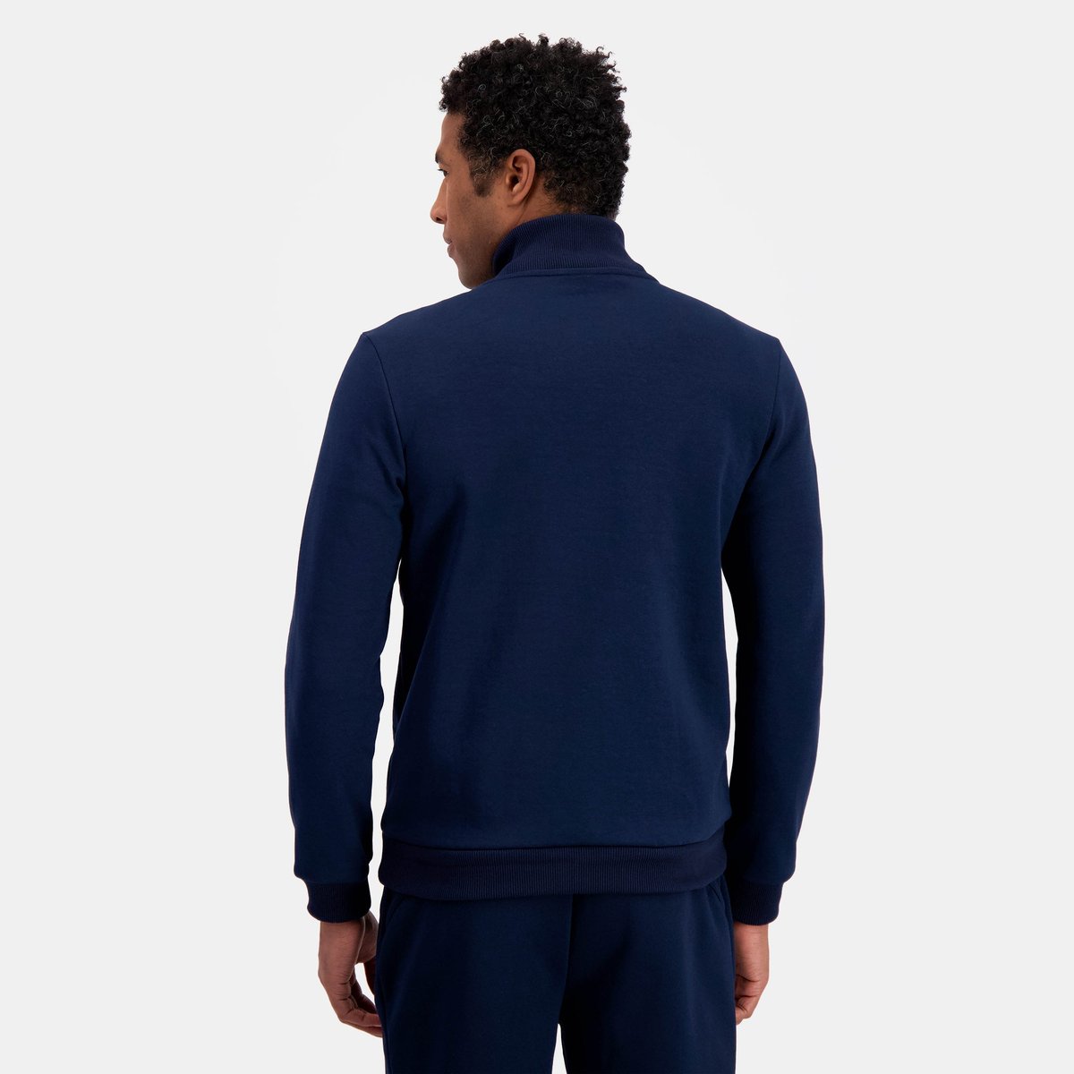 Veste zippée Essentiel en double face Essentiels ton/ton bleu, LE COQ SPORTIF