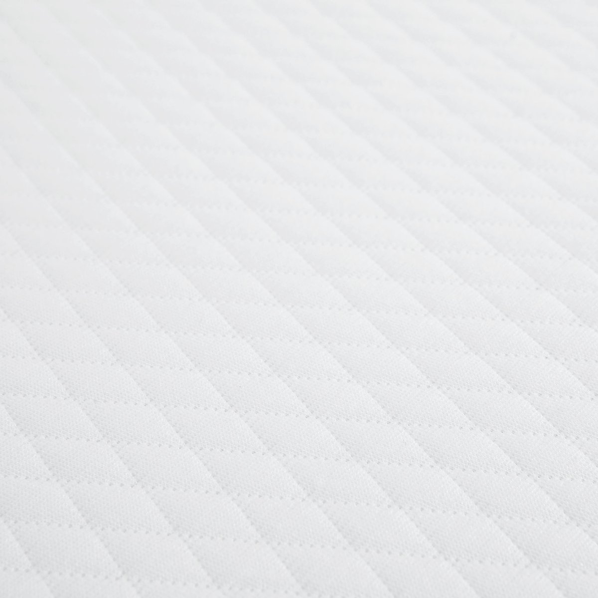 Ensemble matelas mousse, sommier et pieds Aurore 100 blanc, SOMEO