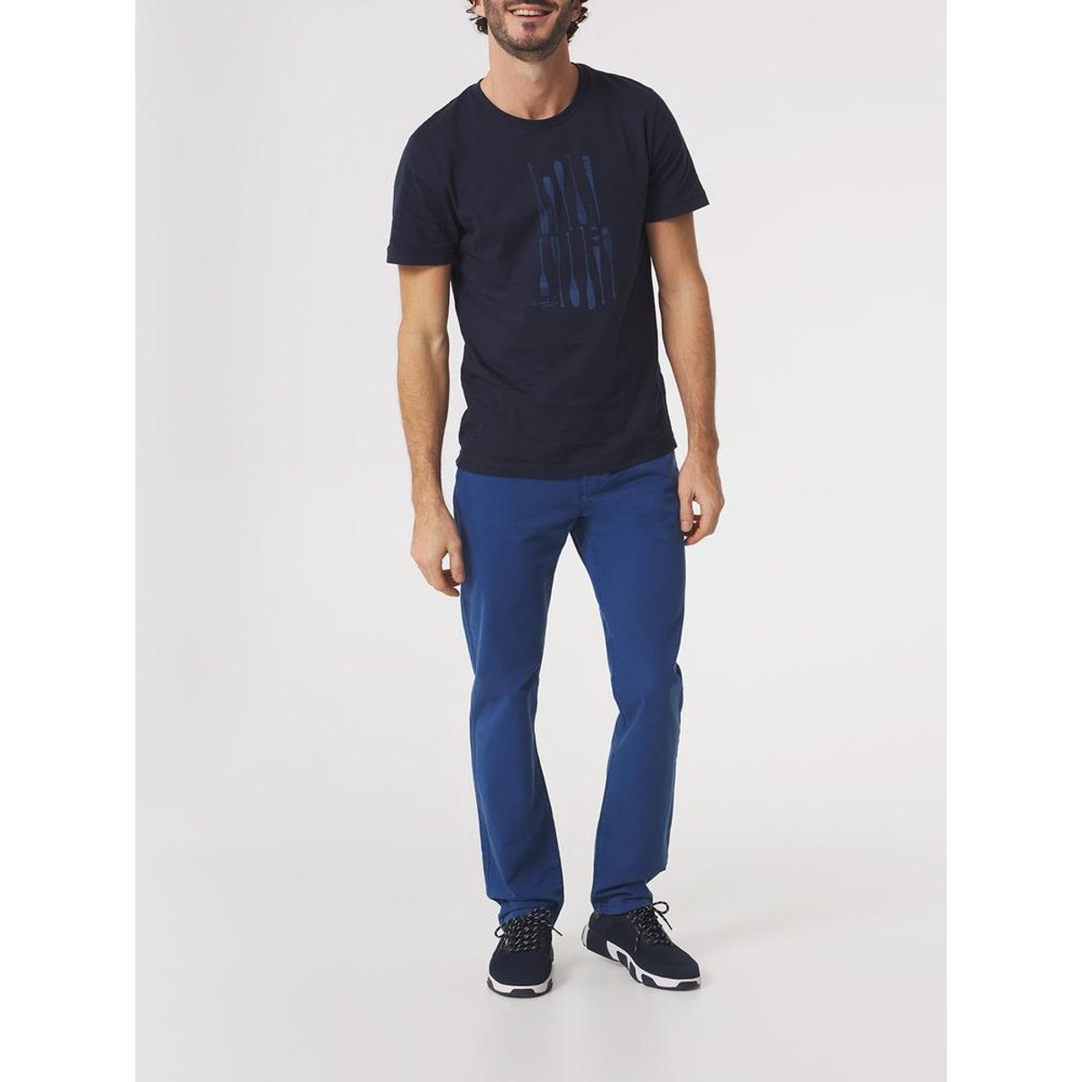 T-shirt manches courtes SABRITEE14032 marine, TBS