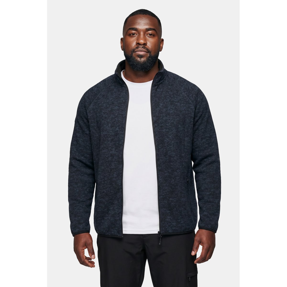 Veste en maille polaire marine foncé, JP1880