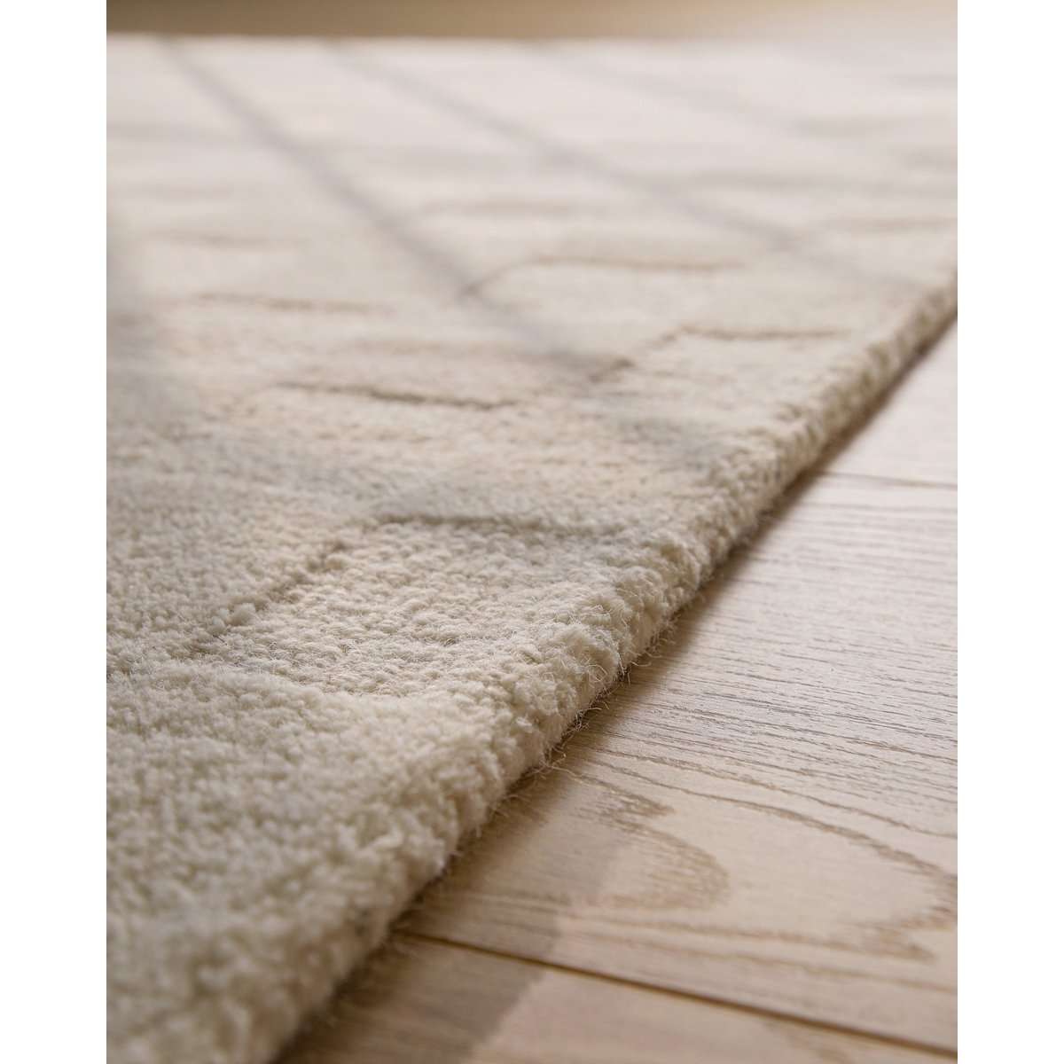 WECONhome Malibu, tufté main, laine vierge, tapis en laine, certifié OEKO-TEX® (40 x 60 cm, beige crème) ,  MALIBU FOUR beige crème, ESPRIT