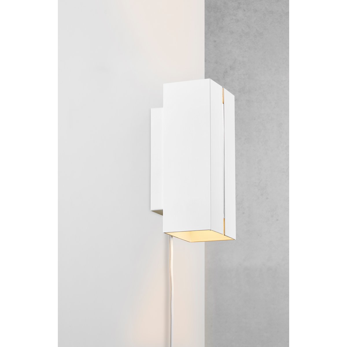 Applique murale double en aluminium, CURTIZ blanc, NORDLUX