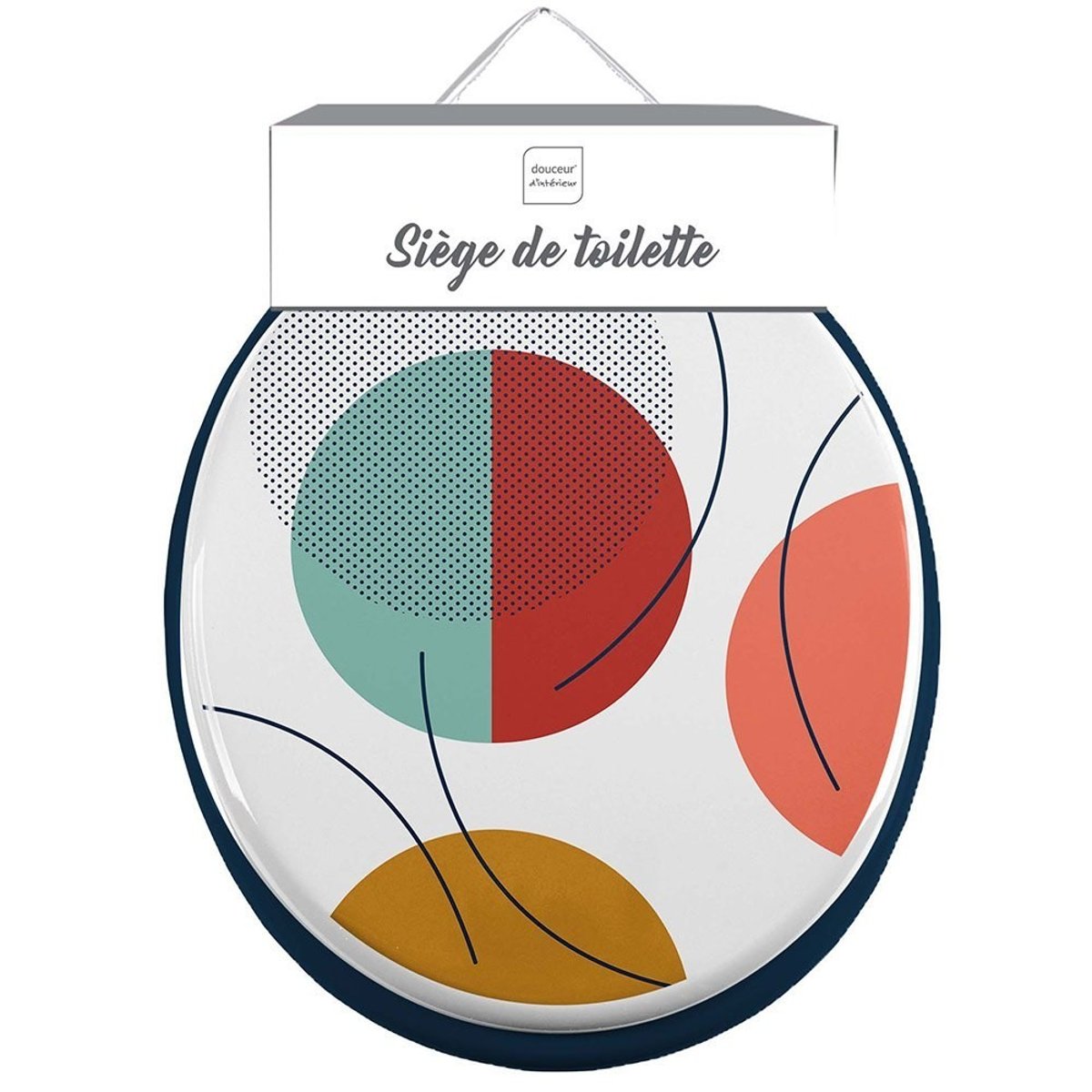 Abattant Wc Mdf Color Pop Bleu bleu, DECORATIE
