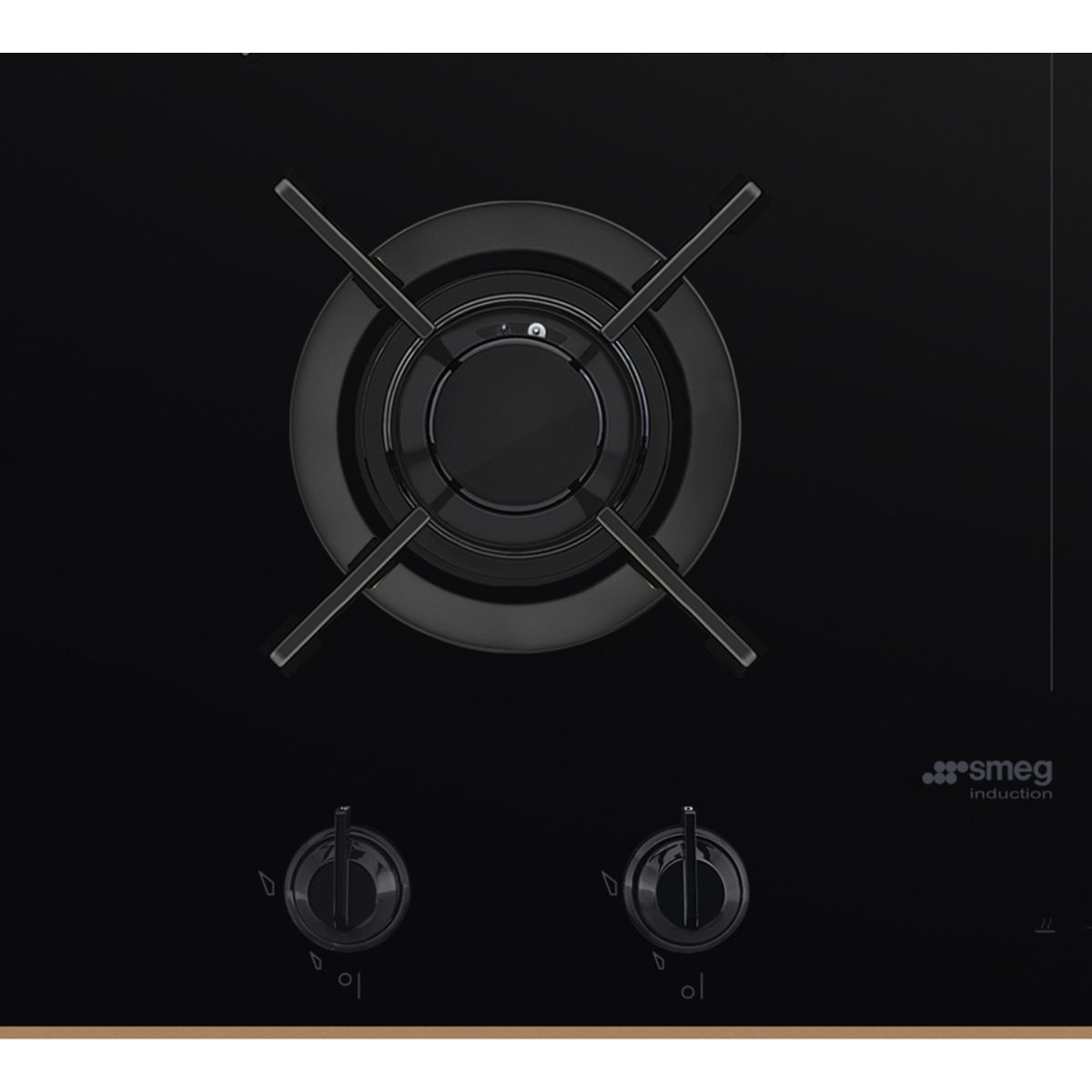 Plaque mixte induction gaz PM6643R couleur unique, SMEG