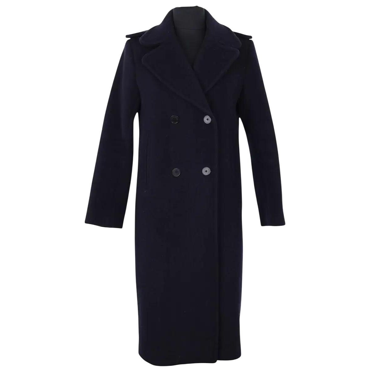 Manteau - Très Bon État marine, SANDRO