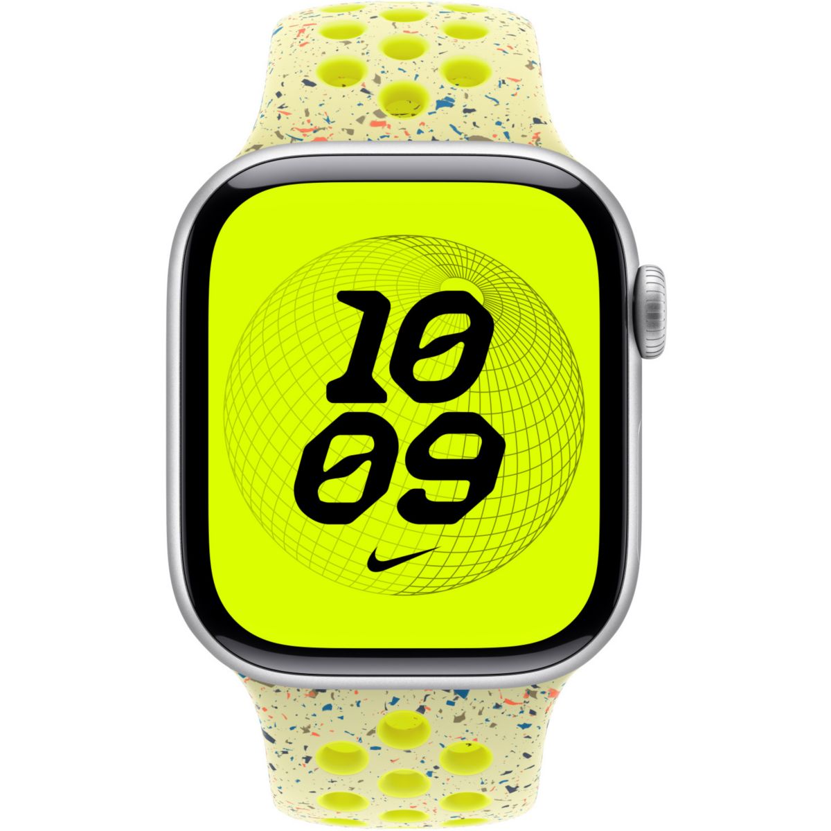 Bracelet 42 mm - S/M Sport Nike Volt Splash jaune, APPLE