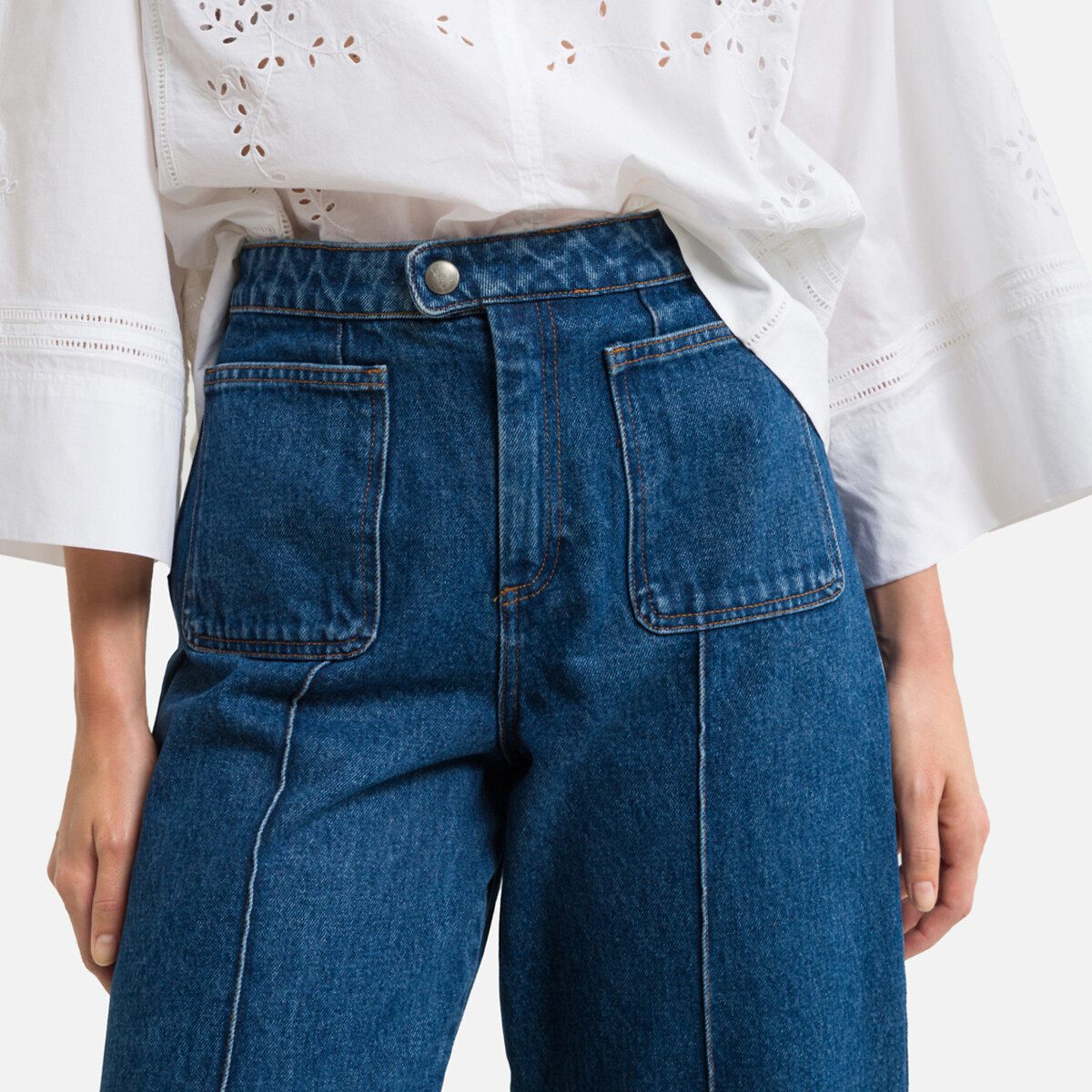 Jean large taille haute HARRY denim, SOEUR