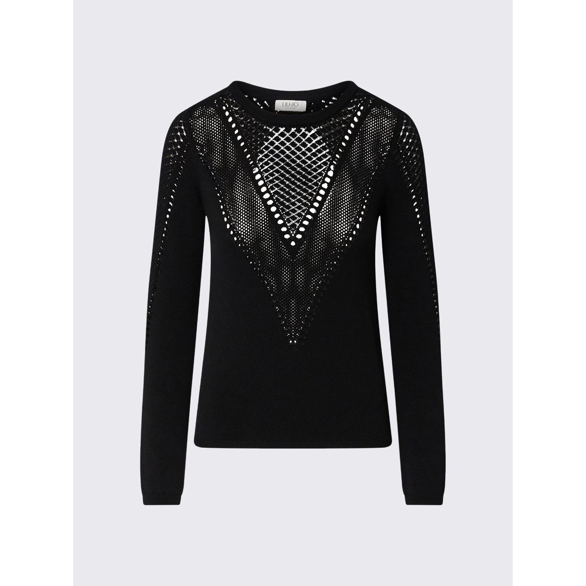 Maille avec découpes noir, LIU JO
