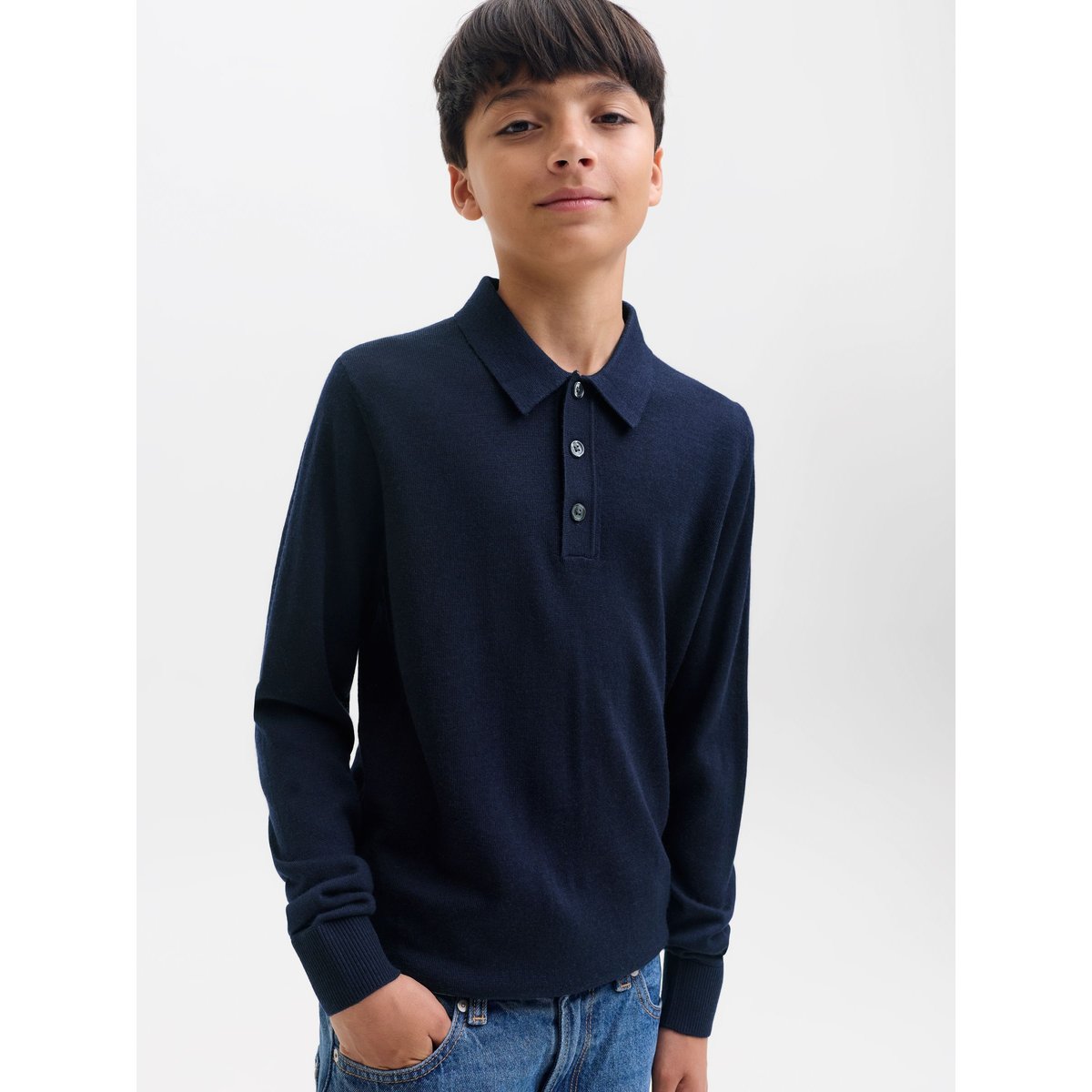 Polo Tricoté night sky, JACK & JONES JUNIOR