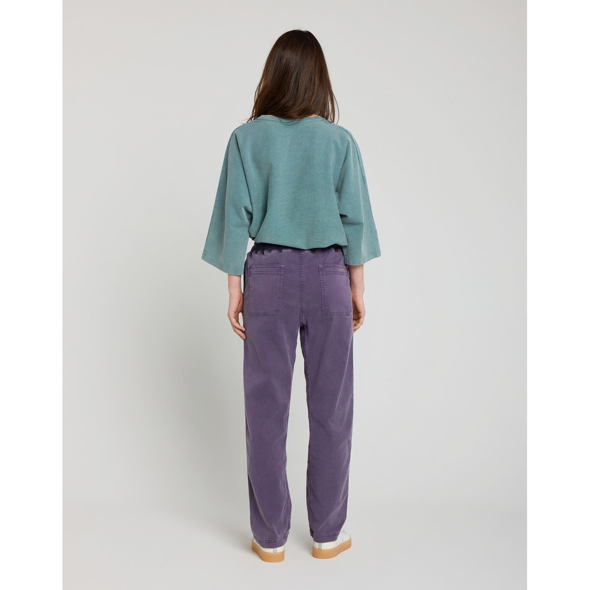 PANTALON LOOSE IN violet, PULLIN