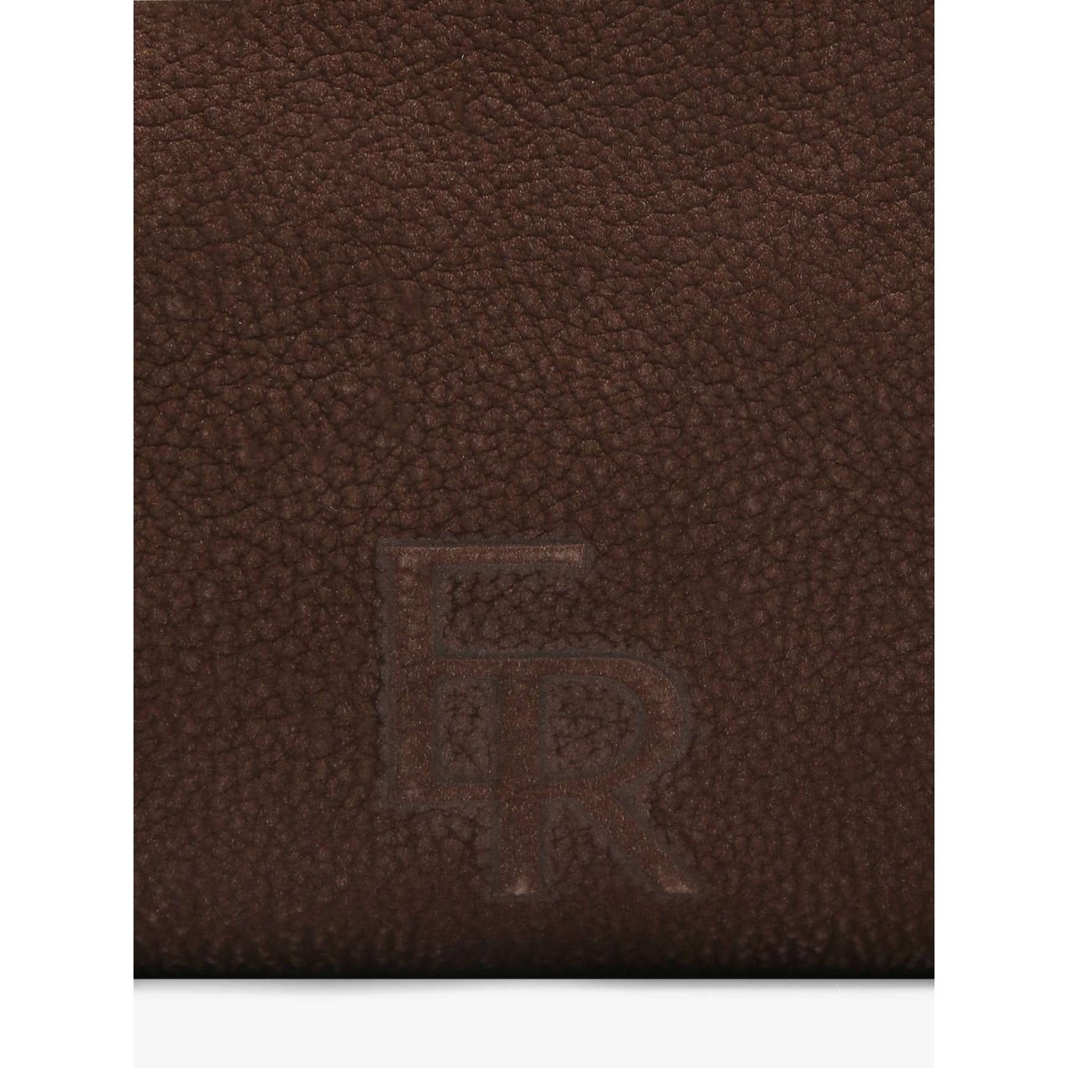 Sac porté épaule Cavalier nubuck cuir chocolat, ETRIER