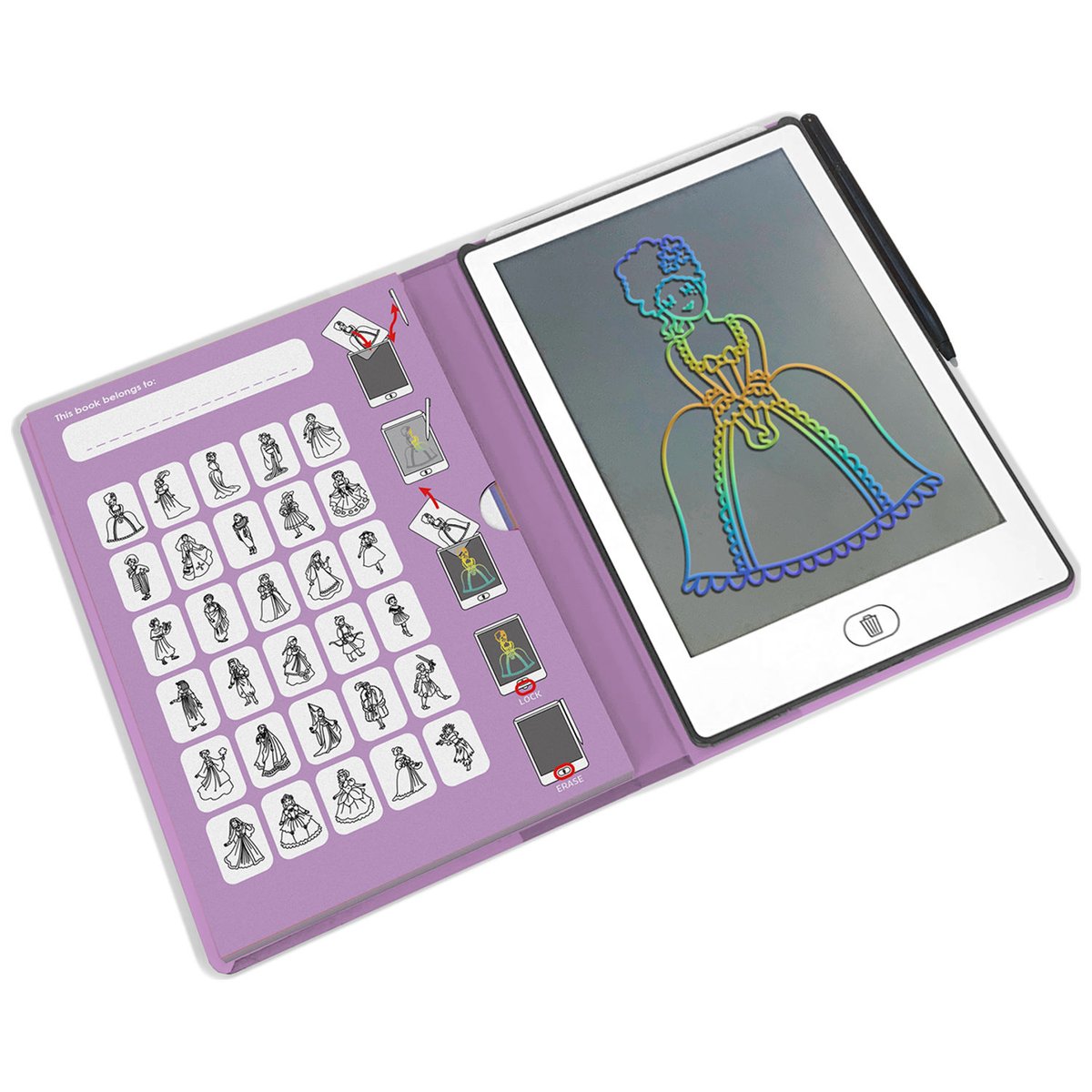 Tablette à dessin violet, KIDYWOLF