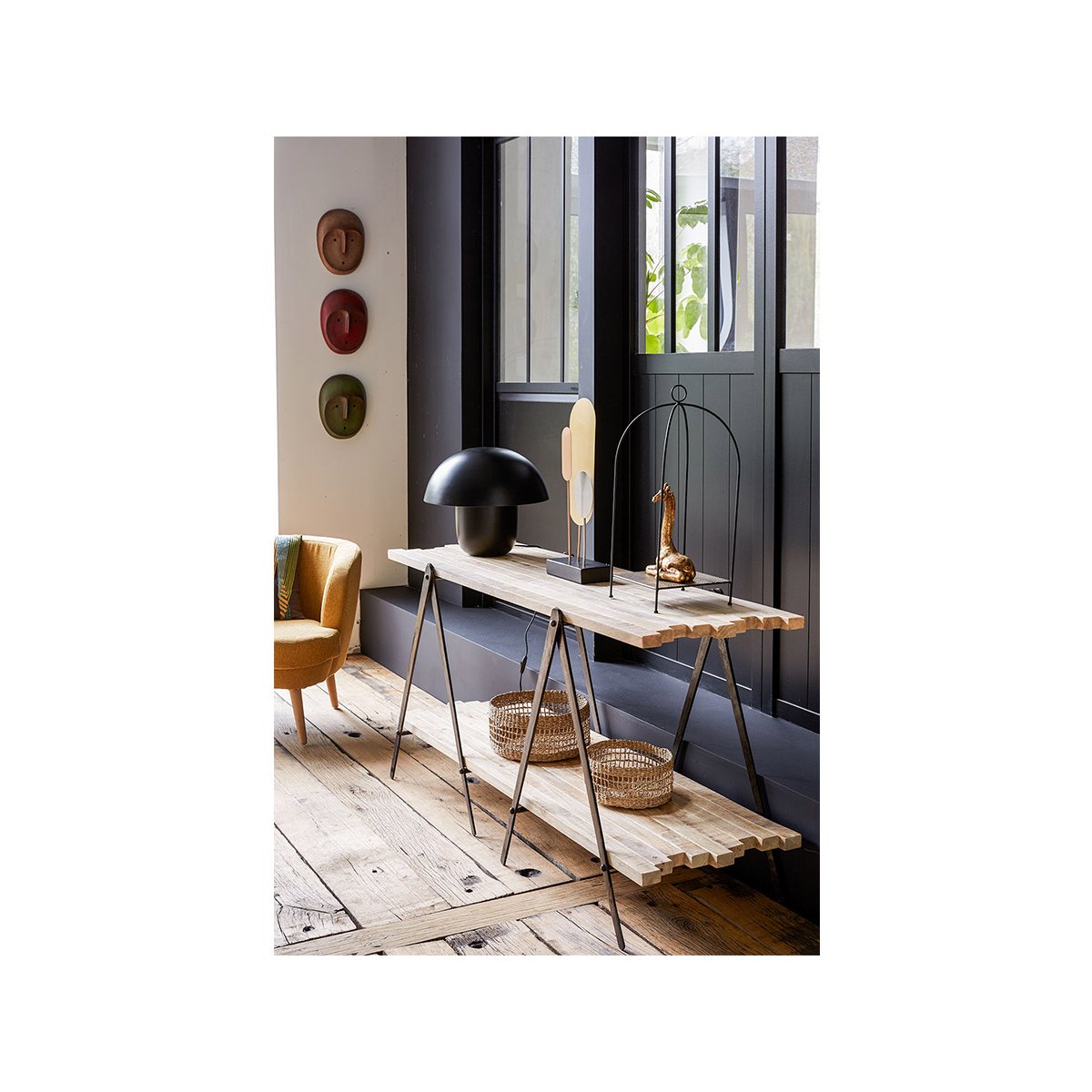 Lampe Champignon - Amadeus noir, AMADEUS