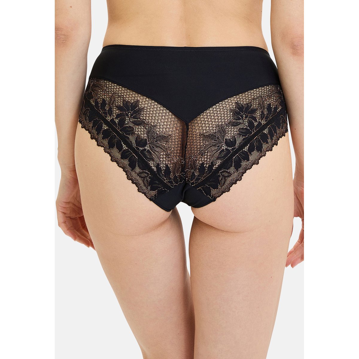 Culotte MÉLODIE noir & lurex cuivré, SANS COMPLEXE