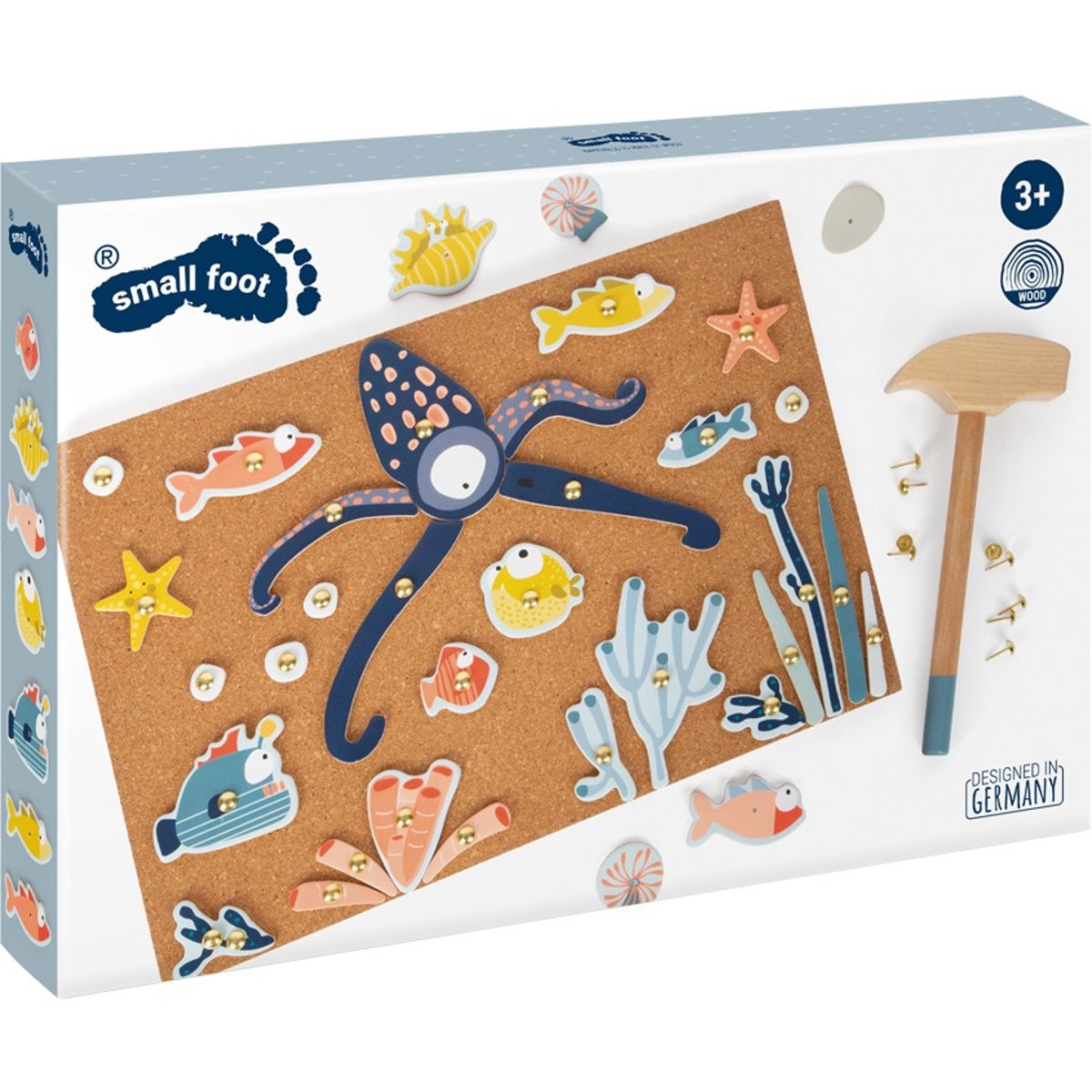Jeu de clous La mer bleu, SMALL FOOT COMPANY