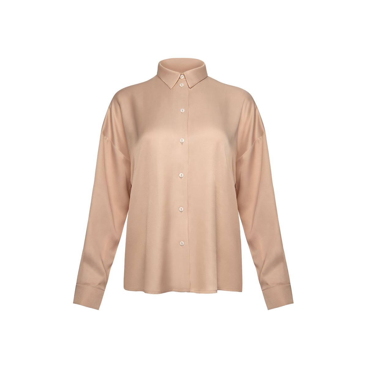 Haut pyjama chemise manches longues STELLA beige, LISCA