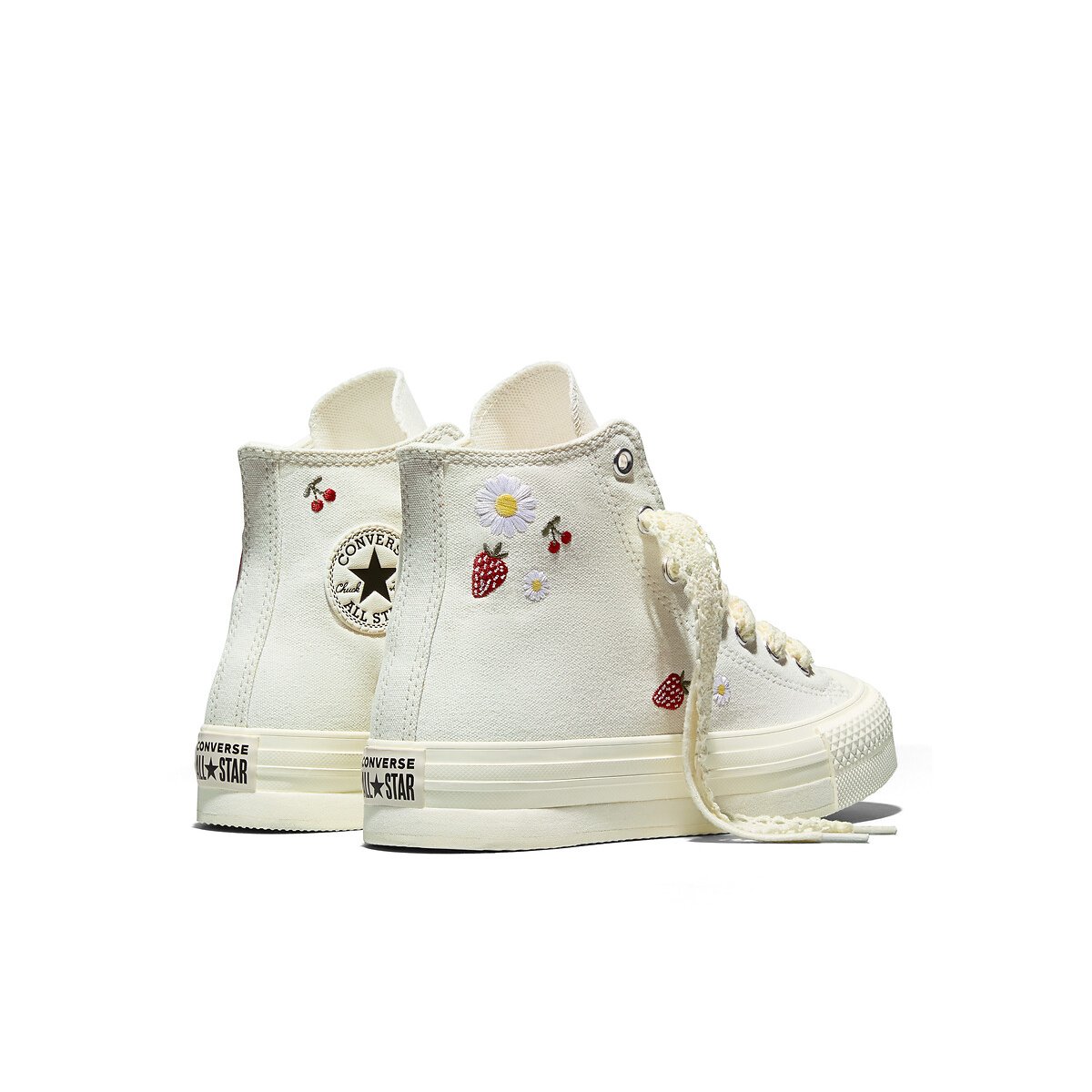 Baskets CHUCK TAYLOR ALL STAR EVA LIFT HI SUMMER MARKET blanc, CONVERSE
