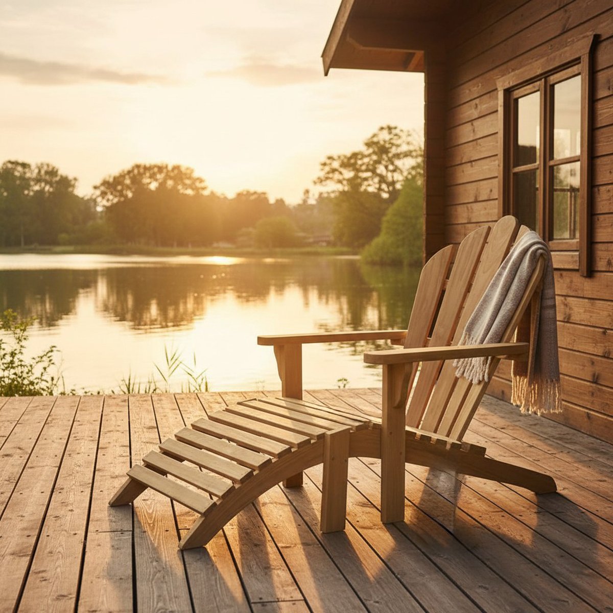 Adirondack en teck massif naturel, TECK ATTITUDE
