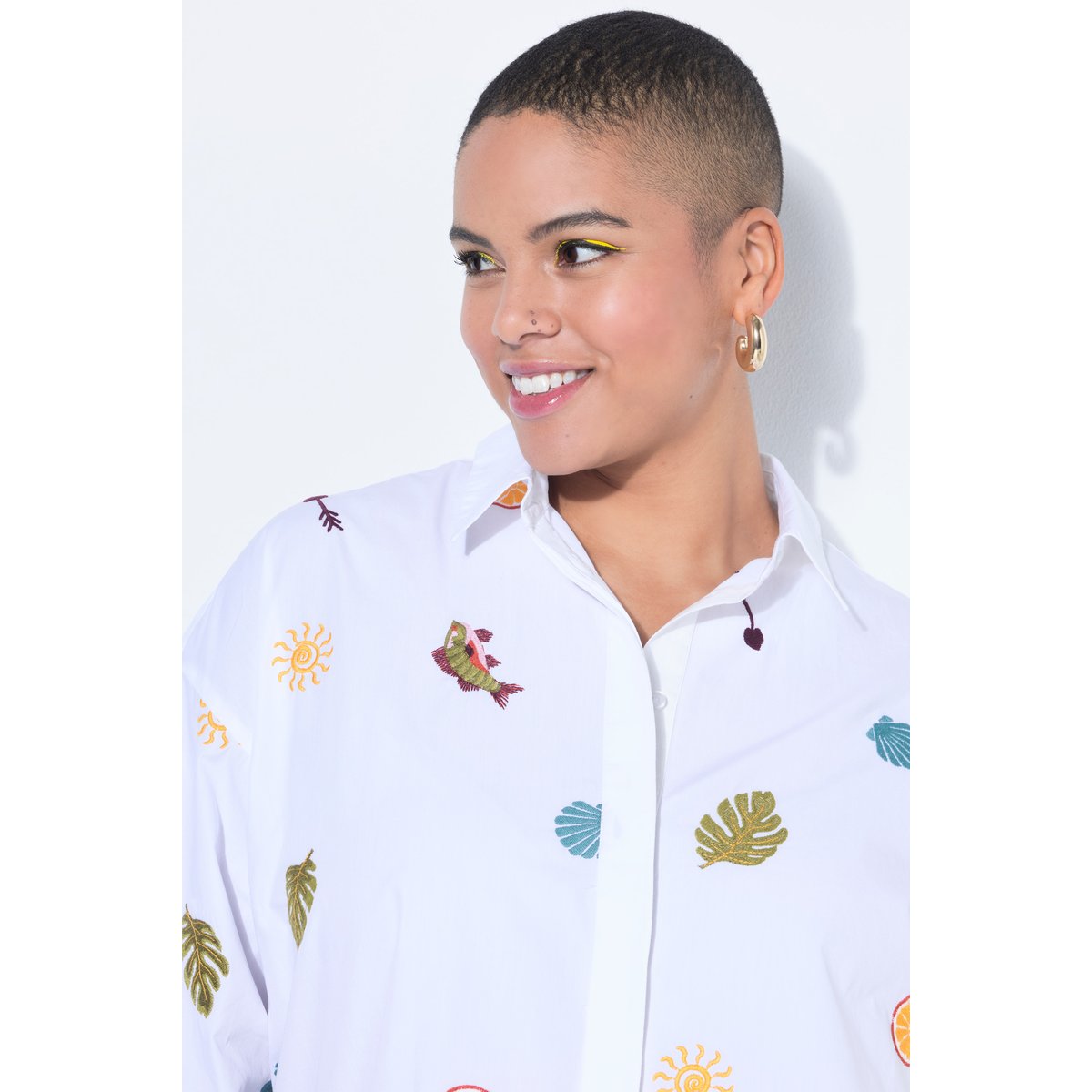 Chemisier coupe oversize blanc cassé, STUDIO UNTOLD