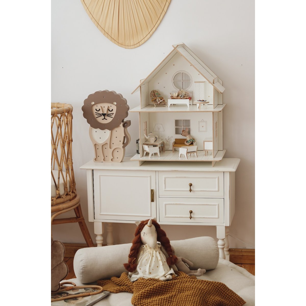 Lampe Veilleuse Lion marron, LITTLE LIGHTS
