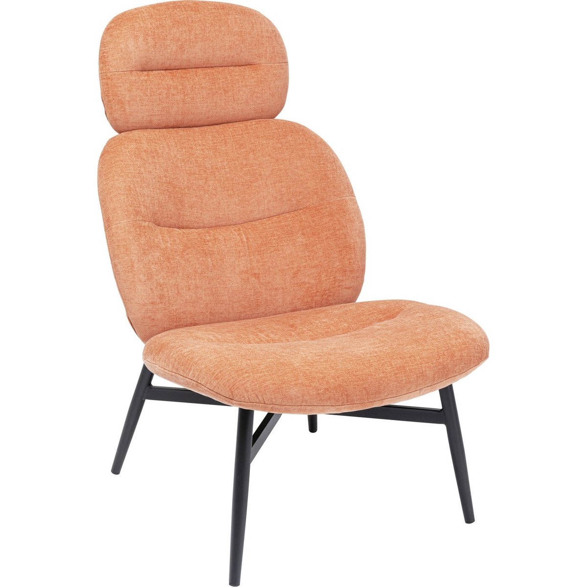 Fauteuil, ELODIE orange, KARE DESIGN