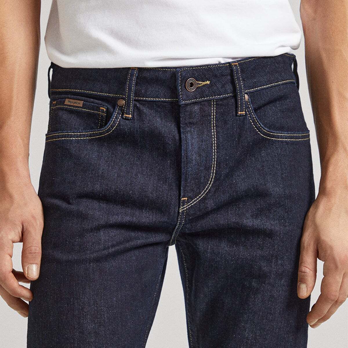 Jean Coupe Slim Taille Normale - Hatch rincer, PEPE JEANS