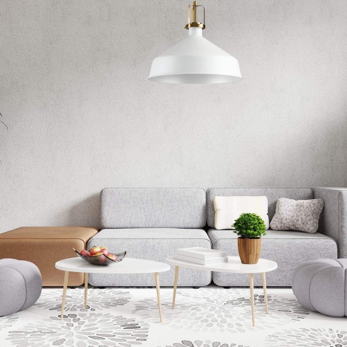 Suspension ERIS blanc, IDEAL LUX