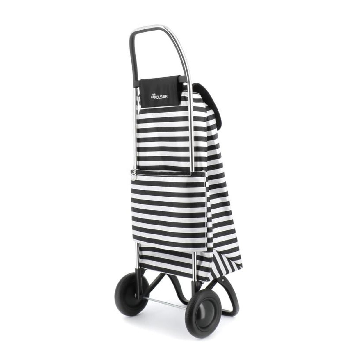 IMAX MARINA - Chariot de course - 2 roues - Ray� noir et blanc, ROLSER